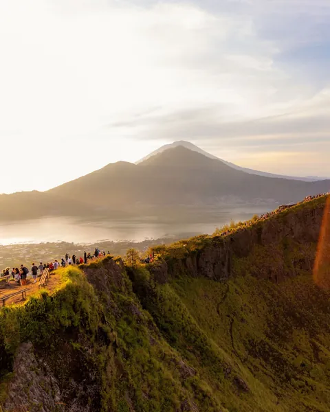 The same Mount Batur sunrise photograph, found again after the trip